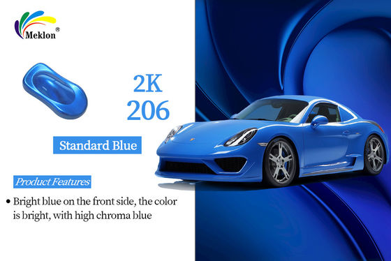 2K Stand Blue Paint Wysokiej wydajności Farba samochodowa Spryskiwanie farby 2K