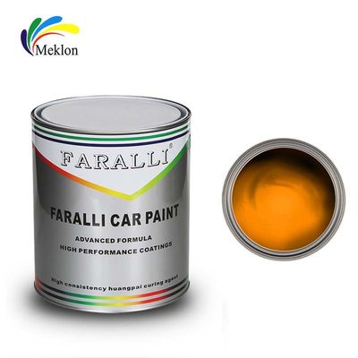 Anti-UV Semi Gloss Polyester 1K Transparent Yellow Coating Metallic Auto Paint