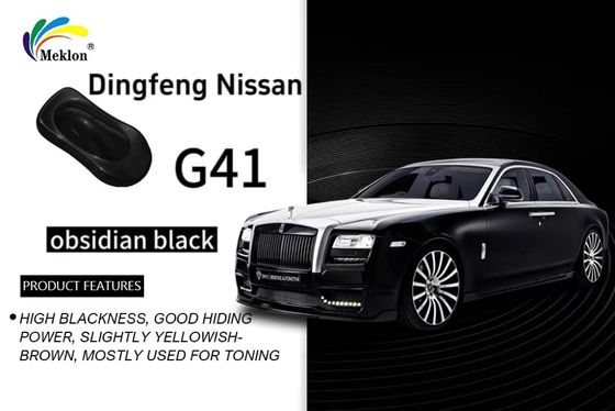 Dongfeng Nissan G41 Obsydian Czarny Finish Farba samochodowa Subltle Metalowy Błysk Akrylowy