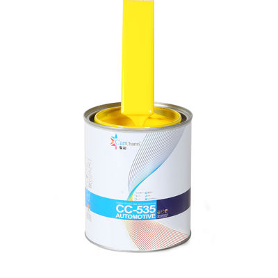 Niskie stężenie zapachu Auto Base Coat ochronny cytrynowo żółty Farba samochodowa