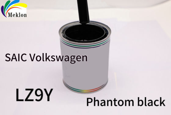 Szybkie suszenie czarna farba samochodowa Głębokość standardowa dla SAIC Volkswagen 2019 Model LZ9Y Phantom