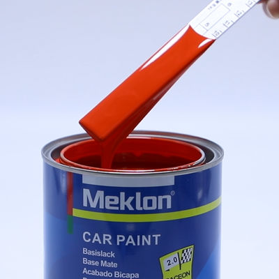 Dobre wyrównanie 2K Orange Red Metallic Automotive Paint Acrylic Liquid Coating Spray