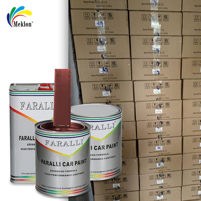 Czerwony wysokiej wydajności Automotive Auto Refinish Naprawa powłoka Farba samochodowa Cooper Powder Farba samochodowa Czas suszenia 2-3 godziny