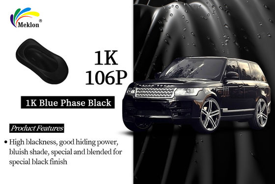 1K Błękitna faza Specjalny czarny farba System wysokiej stałości Auto Refinish Farba do naprawy samochodów