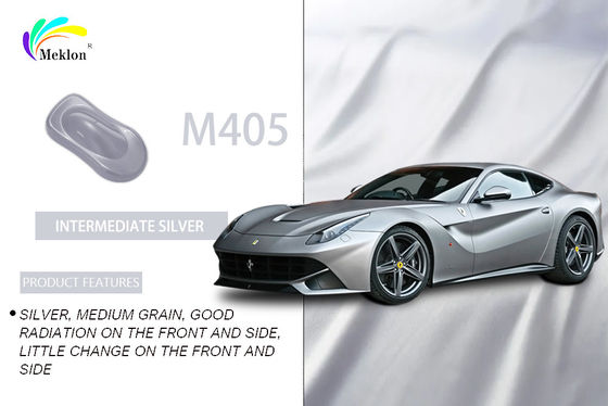 Wytrzymały Perłowy Metaliczny Srebrowy Farba samochodowa Nieprzypadkowa Nieszkodliwa