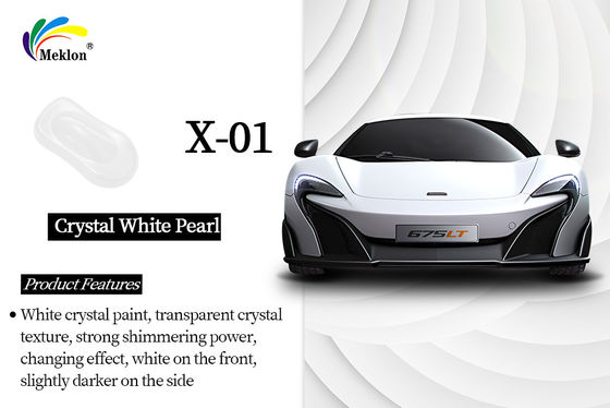 1K Auto Paint Refinish Coating Crystal Pearl Color Primer Kryształowy biały farba samochodowa