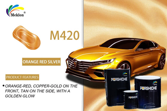 Trwała, odporna na ciepło, pomarańczowa, czerwona farba samochodowa, bezwonna farba metalowa do samochodów.