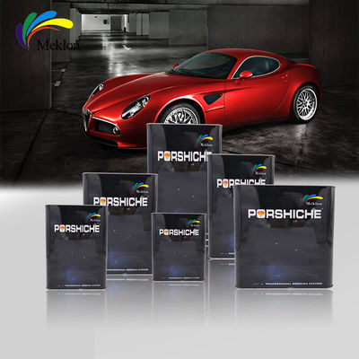 Odporny na zarysowania Perłowy Farba samochodowa Trwałe Odporne na pleśń Czerwony kolor