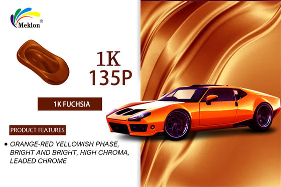 Pomarańczowy czerwony akrylowy jasny płaszcz lakier samochodowy wodoodporny nietoksyczny