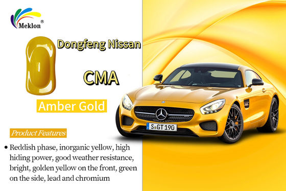 Dongfeng Nissan CMA Amber Gold Refinish Farba samochodowa Dobra trwałość
