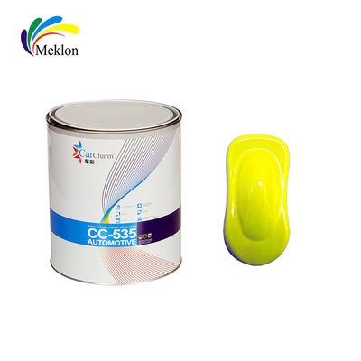 Niskie stężenie zapachu Auto Base Coat ochronny cytrynowo żółty Farba samochodowa