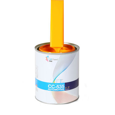 Wykończenie warstwy podłoża przezroczystej odblaskowej farby spray z gładkim efektem