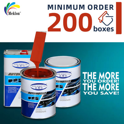 217 Czerwony powłokę Auto Refinish 1K Srebro metaliczne poliuretanowe farby samochodowe