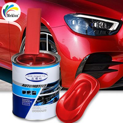 Maszyna do barwienia farb samochodowych 1K Basecoat Pearl Colors Crystal Red Coating Metallic Automotive Spray Paint