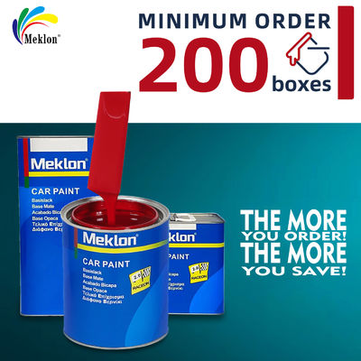 Dobre wyrównanie 2K Orange Red Metallic Automotive Paint Acrylic Liquid Coating Spray