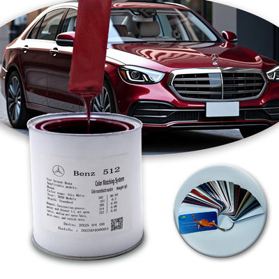 Premium 1K Red Pearl Acrylic Refinish Paint For Mercedes-Benz DB512 Z Wysokim Błyskiem