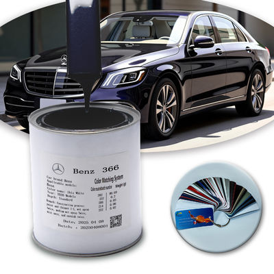 Perłowy akryl lakier samochodowy Premium 1K Blue Pearl do Mercedes-Benz DB366, ekologiczna formuła wodorozcieńczalna​