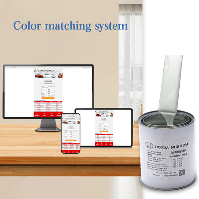 Odporność na zarysowania Honda NH552M 1K Jasnoszary Srebrny Akrylowy Lakier Samochodowy