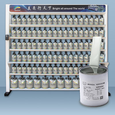 Odporność na zarysowania Honda NH552M 1K Jasnoszary Srebrny Akrylowy Lakier Samochodowy