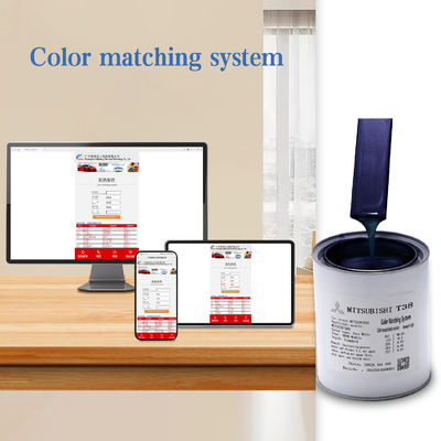 Wtrzymała czerwona farba motoryzacyjna, antyoksydacyjna metalowa czerwona farba samochodowa.