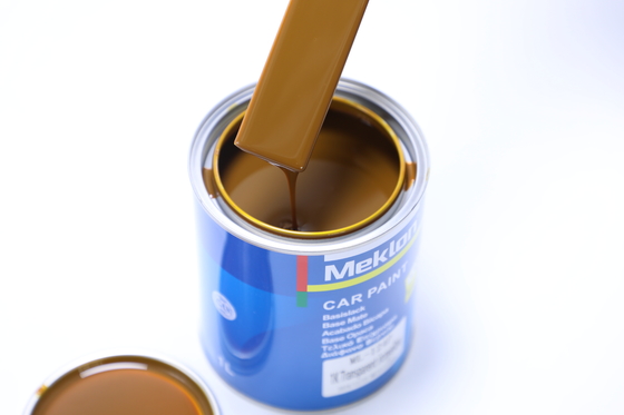 Wysokowydajna i uniwersalna żółta farba do samochodu na bazie żelaza, trwała i szybkoschnąca do renowacji samochodów