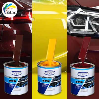 Wysokowydajna i uniwersalna żółta farba do samochodu na bazie żelaza, trwała i szybkoschnąca do renowacji samochodów