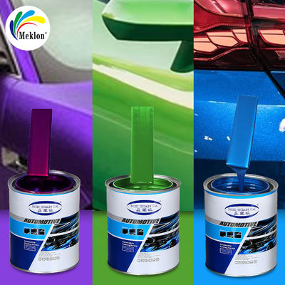 Wysokiego połysku i żywego żółtego zielonego pasującego do oryginalnej farby samochodowej