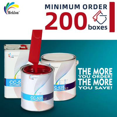 Profesjonalna szybka susza klasyczna czysta czerwona farba akrylowa do samochodów o doskonałej odporności na zużycie i zadrapania, wytrzymałość i trwałość