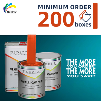 1K2K Efektywne i szybkie suszenie pomarańczowej farby do samochodów