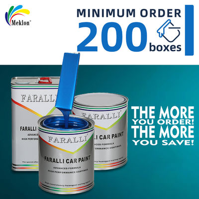 Wysokopołyskowa, odporna na ścieranie i promieniowanie UV, jasnoniebieska farba do naprawy samochodów