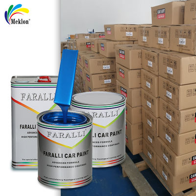 Wysokopołyskowa, odporna na ścieranie i promieniowanie UV, jasnoniebieska farba do naprawy samochodów