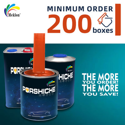 Wyrób fabryczny Farba do naprawy odporna na promienie UV i na warunki pogodowe Farba do samochodów pomarańczowa czerwona