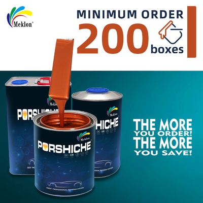 Wysoce błyszcząca, trwała i odporna na zużycie metalowa pomarańczowa farba samochodowa