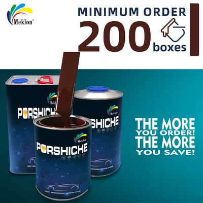 1K2K Odporny na promieniowanie UV, odporny na warunki atmosferyczne i ścieranie, błyszczący czarny czerwony lakier do naprawy samochodów