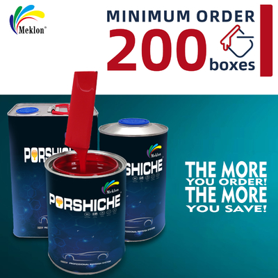 Szybkoschnąca czerwona farba samochodowa Meklon - Wysoki połysk, odporna na UV