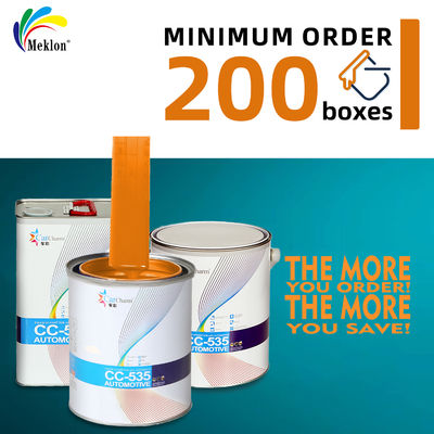 Odpowiedź z oryginalną, wysoko błyszczącą, trwałą, szybko suszącą się pomarańczową farbą samochodową