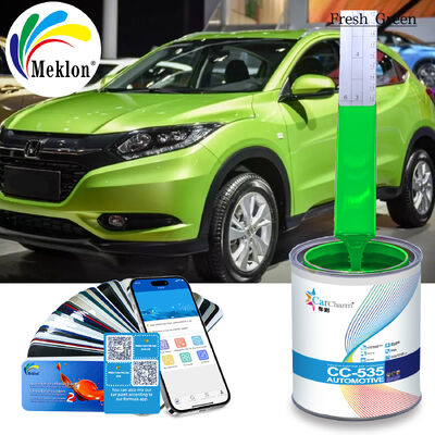 Trwała Nieszkodliwa Jasnozielona Farba Samochodowa Odporna na Warunki Atmosferyczne Gotowa Mieszanka Lakieru Samochodowego w Sprayu