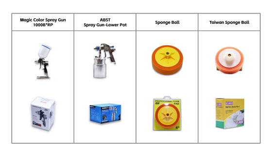 Wydajny i trwały pistolet do rozpylania farby samochodowej