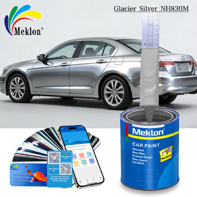 Przeciwdrażalny do zarysowania mieszany farba samochodowa Spray ciepłoodporny Praktyczny kolor srebrny