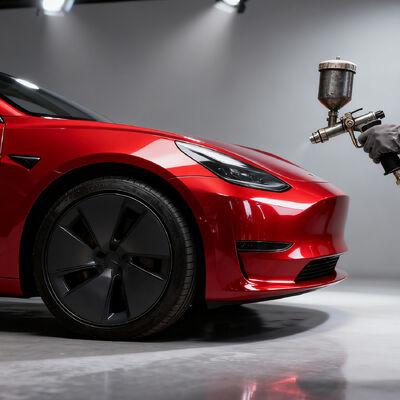 Meklon Jasny czerwony perłowy wysokiej chromy odporny na zarysowania Finish Farba samochodowa do naprawy samochodów