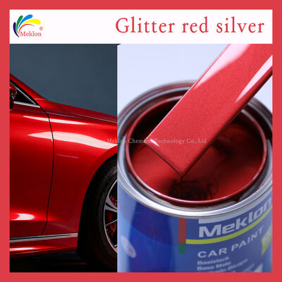 High Shine Glitter Red Silver Acrylic Automotive Boat & Car Refinish Paint Spray Application Liquid Coating for Car Repair