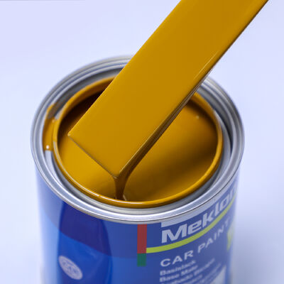 2K Żółty Akrylowy Lakier Samochodowy do Renowacji z Aplikacją w Sprayu, Płynna Powłoka Lakiernicza do Napraw i Odnawiania Samochodów