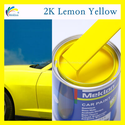 2K Lemon Yellow Acrylic Paint Automotive Car Refinish Coating & Paintt Przemysłowe użytkowanie Naprawa i odnowa samochodów