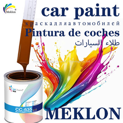 Szybkoschnąca jednoskładnikowa farba akrylowa pomarańczowo-czerwono-srebrna do lakierowania samochodów, powłoka renowacyjna i przemysłowa, do napraw i renowacji samochodów