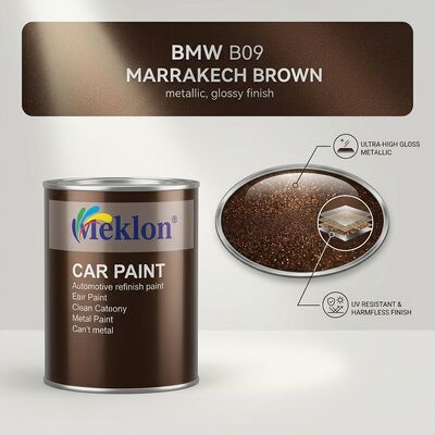 Odporna na UV brązowa farba samochodowa praktycznie nieszkodliwa dla BMW B09 Marrakesh