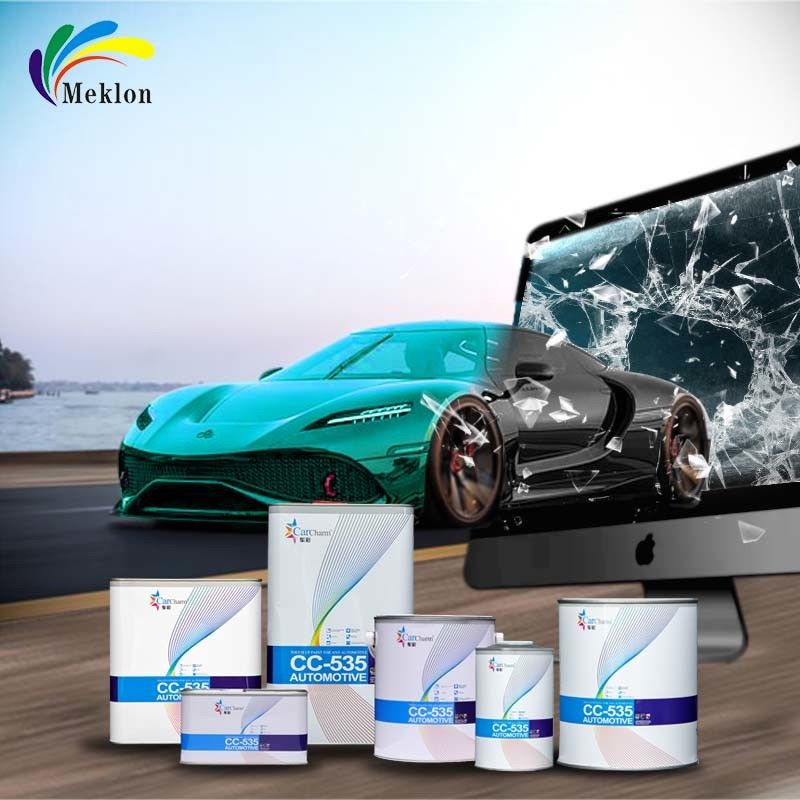 Gotowa mieszana farba samochodowa dla Audi LX5D Błękit lodowcowy z dopasowanym płaszczem