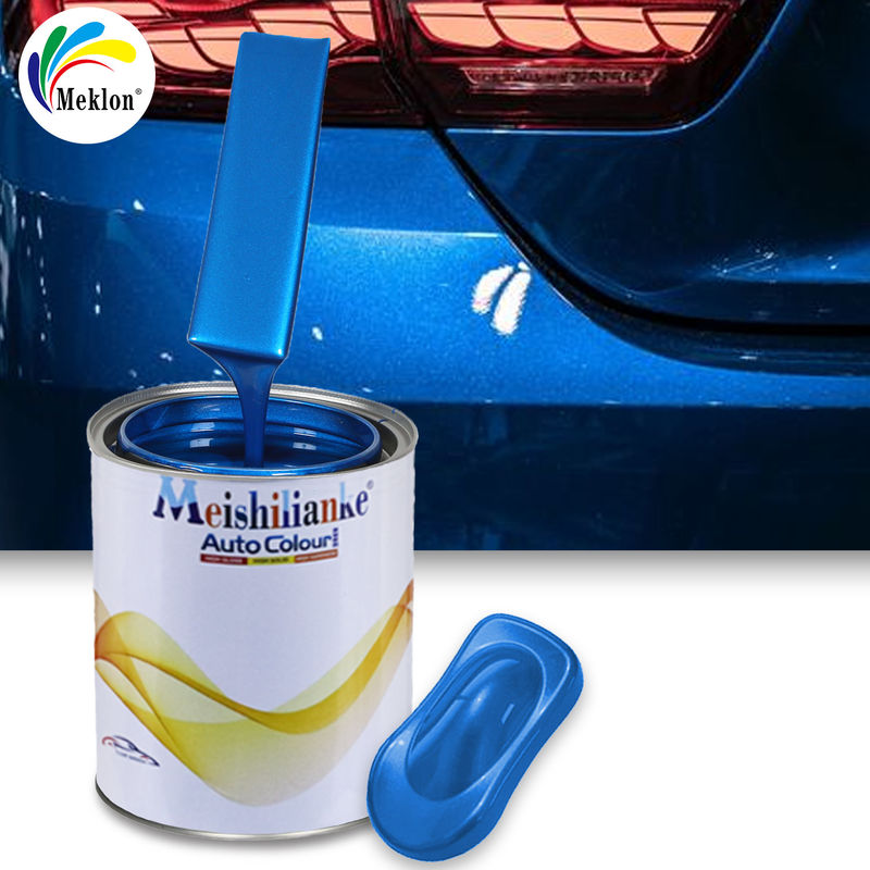 Akrylowy Samochód 1K Base Paint Niebieski Kolor Akrylowy Polimer Auto Farba Samochód Refinish Auto PU Kolor Polyurethane Spraying Paint