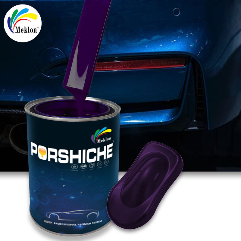 1K Farba fioletowa Auto powłoka Refinish naprawa System barwienia Spray Farba autokody