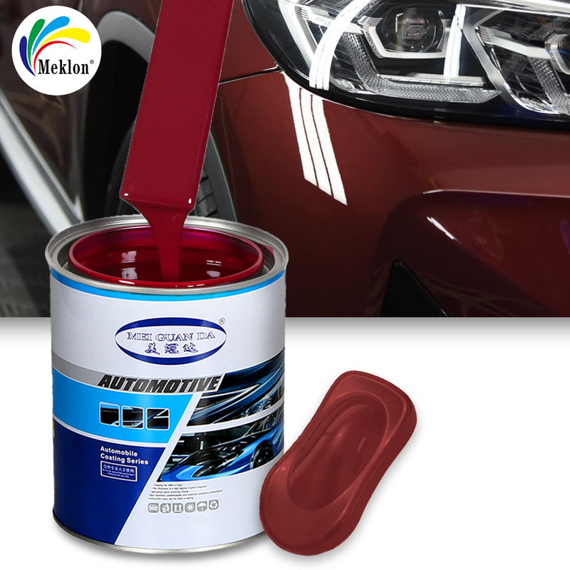 Korpus samochodowy 1K Basescoat Czerwony Kolory Krystal powłoka Automotive Spray Auto Bases Farba samochodowa