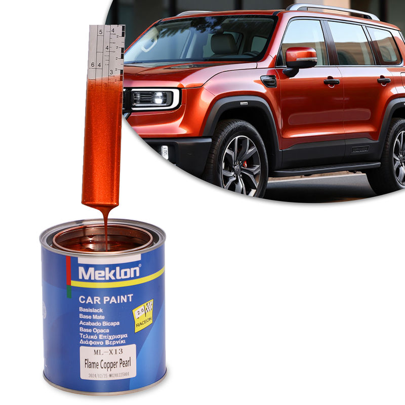 Automotive 1K Flame Copper Pearl Acrylic Liquid Coating Easy Application System Mieszania Farb samochodowych Fabryka